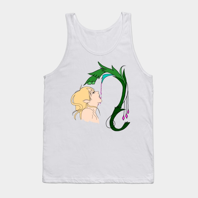 Copy of Elf drinking from a flower Tank Top by RavenRarities